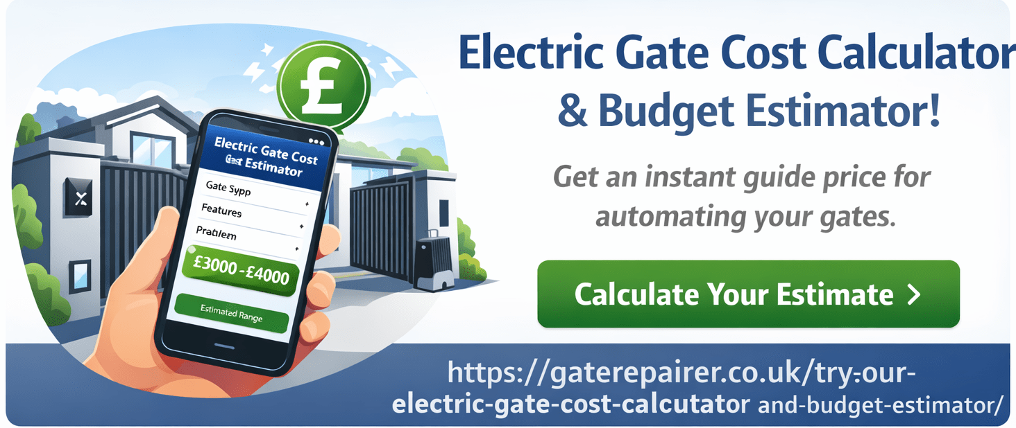 Try Our Electric Gate Cost Calculator & Budget Estimator