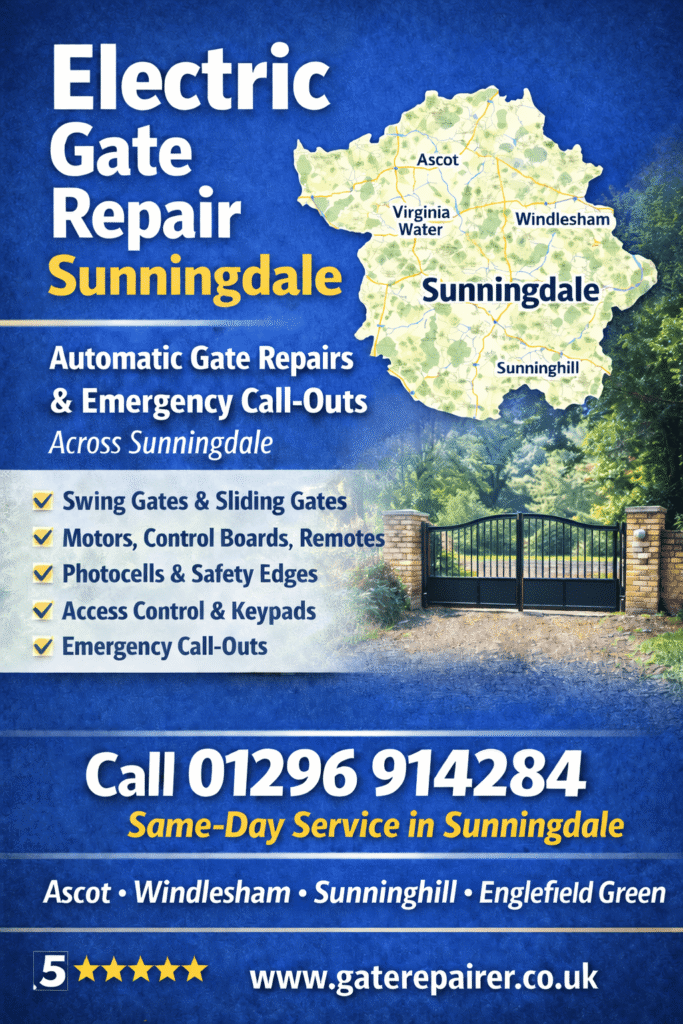 electric gate repair sunningdale