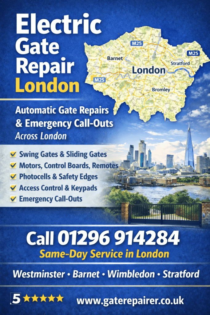 electric gate repairs london